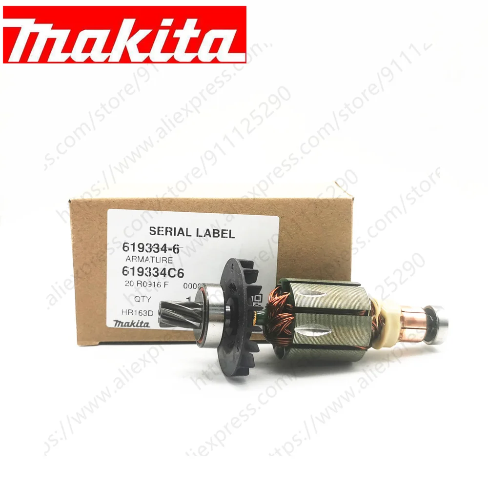 

Armature Rotor For Makita DHR165 HR163D DHR165RME DHR165Z DH165D DHR163 619334-6