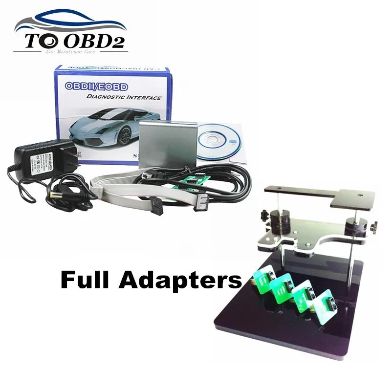High Quality BDM Frame Full Adapters Works For BDM Programmer Add BDM100 V1255 OBD2 ECU Programmer BDM 100 ECU Reader Flasher