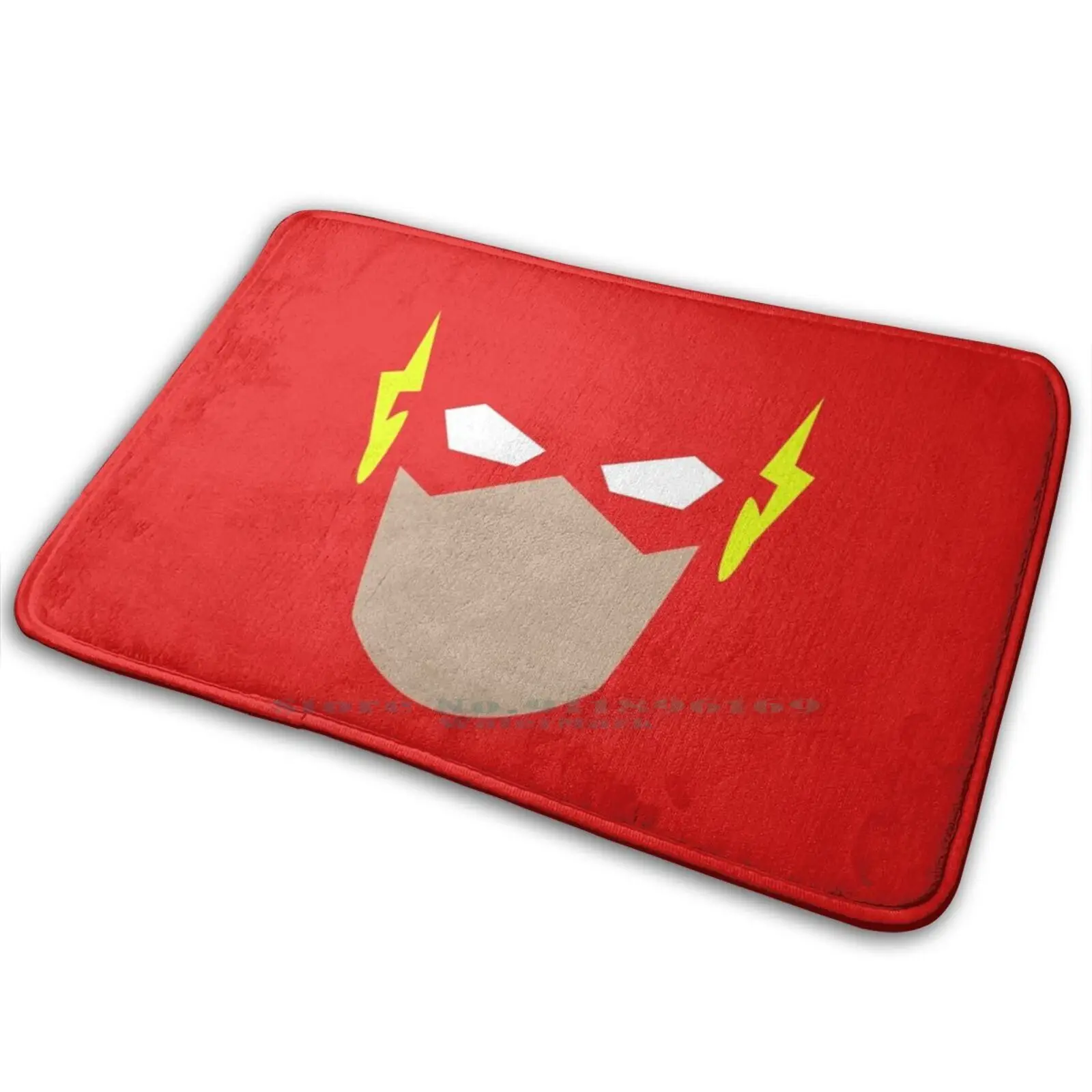 Flash Mat Rug Carpet Anti - Slip Bedroom Entrance Door Mat Flash Minimal Superhero Comic Cartoon 2d Fast Speed