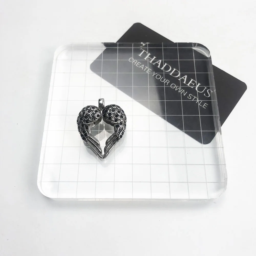 Anhänger Flügel Herz, 2019 Marke Neue Mode Schmuck Europa Bijoux Trendy Zubehör 925 Sterling Silber Geschenk Für Frau Männer – Detail 2