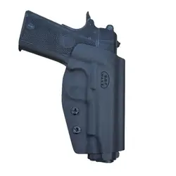 BBF Make OWB KYDEX Holster Fit: Colt Commander 1911 .45 9mm 4.25 / 4.5 Inch PT 1911 Gun Holster Belt Outside Carry Pistol Case