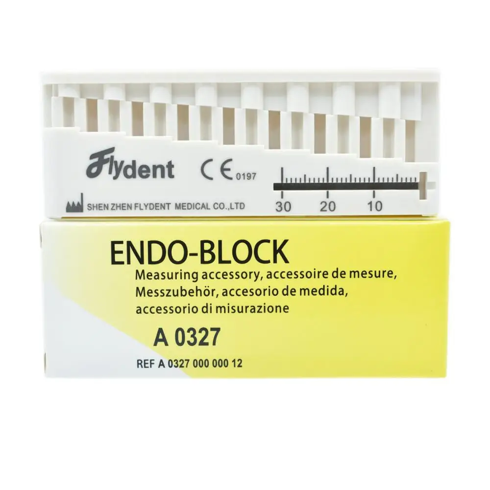 Endo Block Mini Endodontics Stand Dental Measuring Tools for Root canal Working Length Autoclavable Endo File Organizer