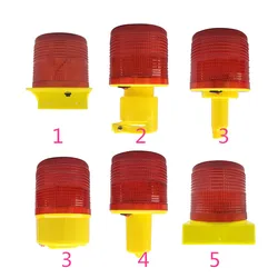 Solar Powered Traffic Warning Light,LED Solar Safety Signal Beacon Alarm Lamp 3 LED