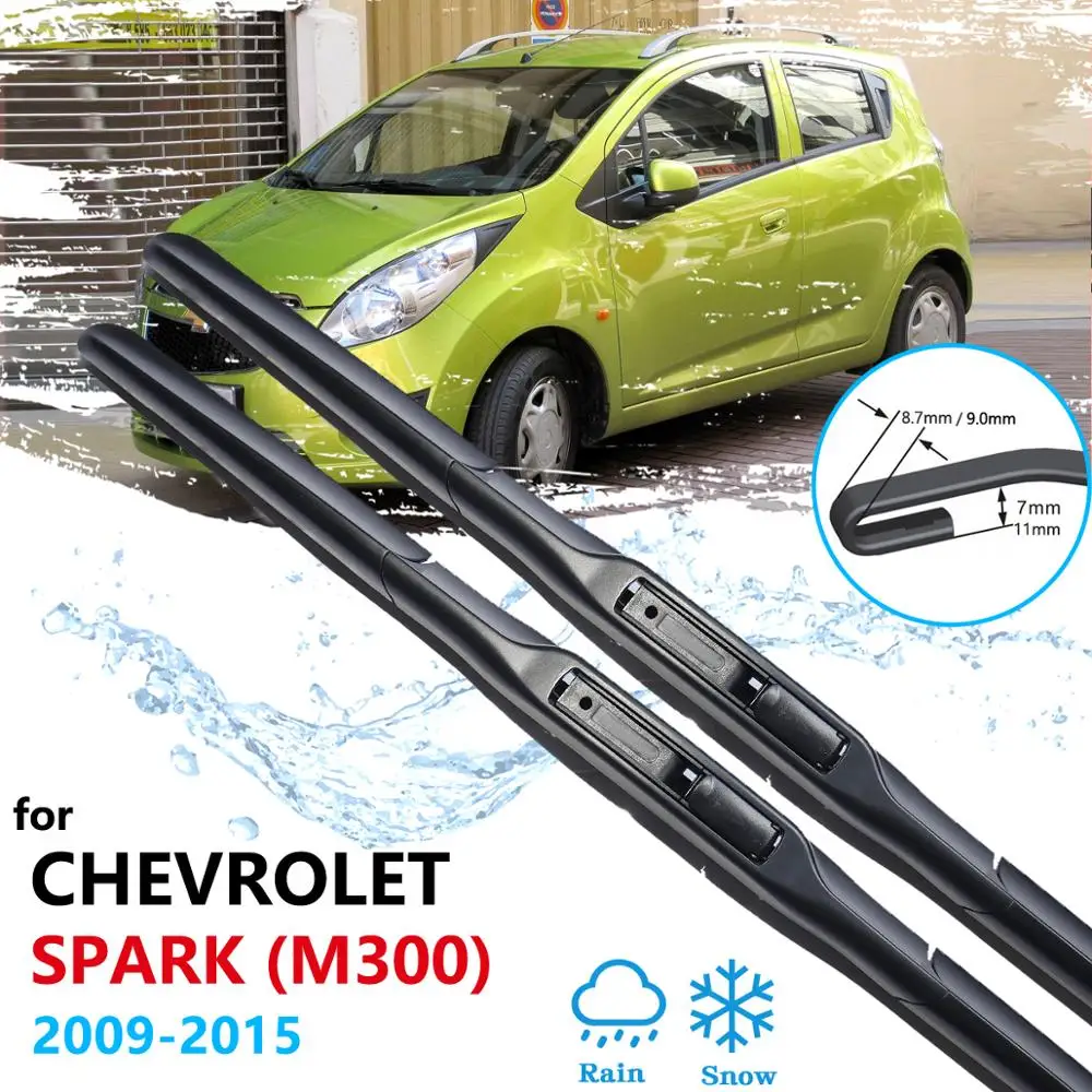 Car Wiper Blade for Chevrolet Spark M300 Daewoo Matiz Creative 2009~2015 Front Windscreen Wipers Car Accessories 2010 2011 2012