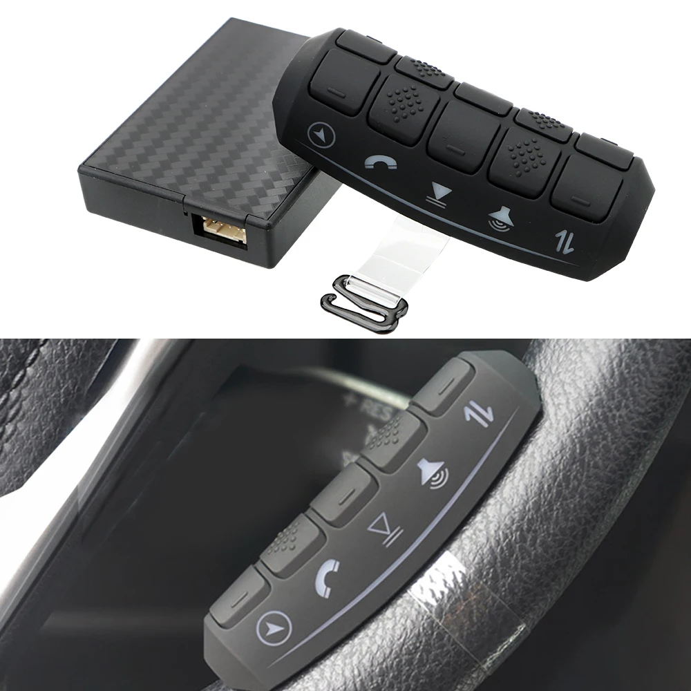 

Wireless Controller LCD Backlight Universal Steering Wheel Button Car Radio DVD GPS Player Car Remote Controls