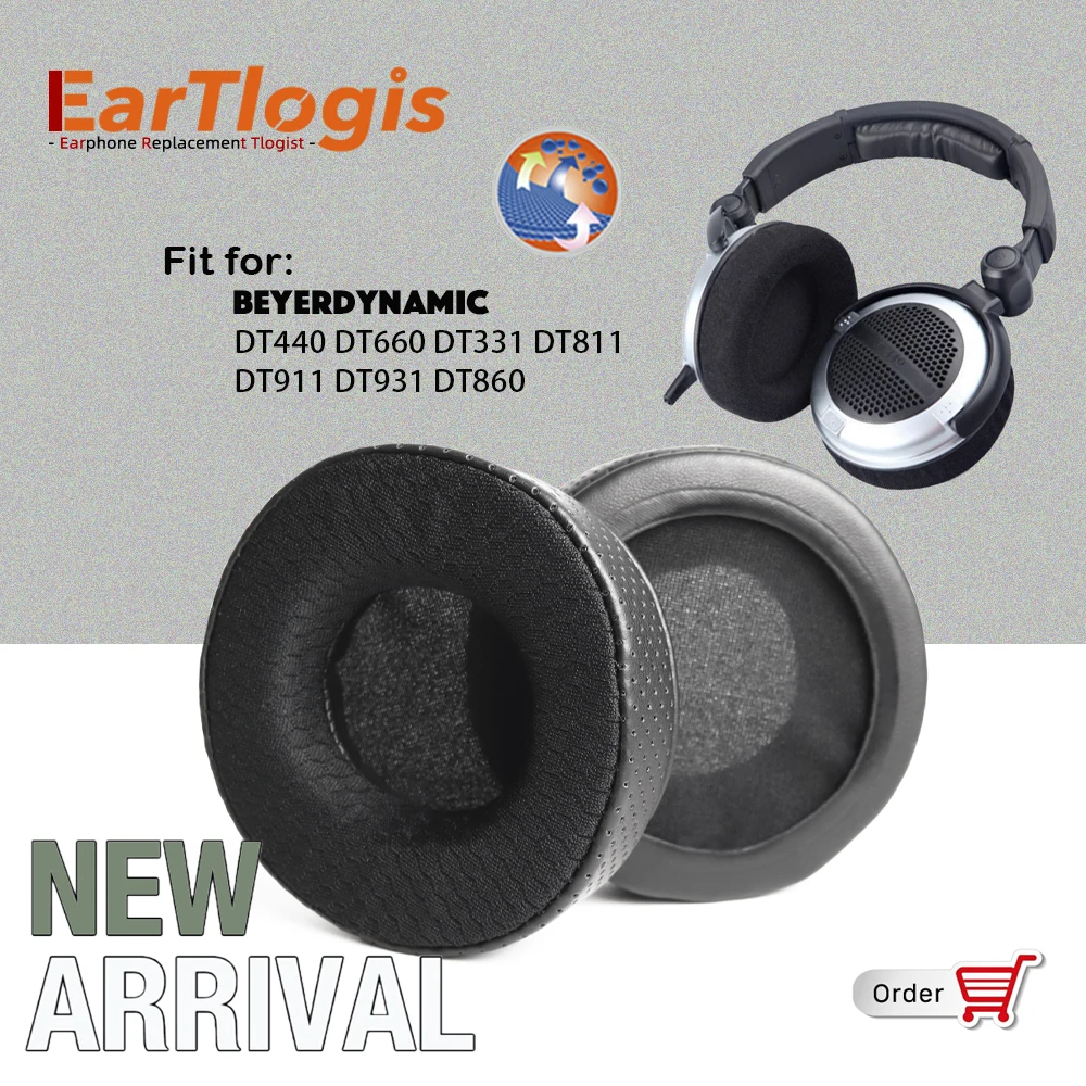 

Новые сменные амбушюры EarTlogis для наушников Beyerdynamic DT440, DT660, DT331, DT811, DT911, DT931, DT860, наушники-вкладыши для гарнитуры