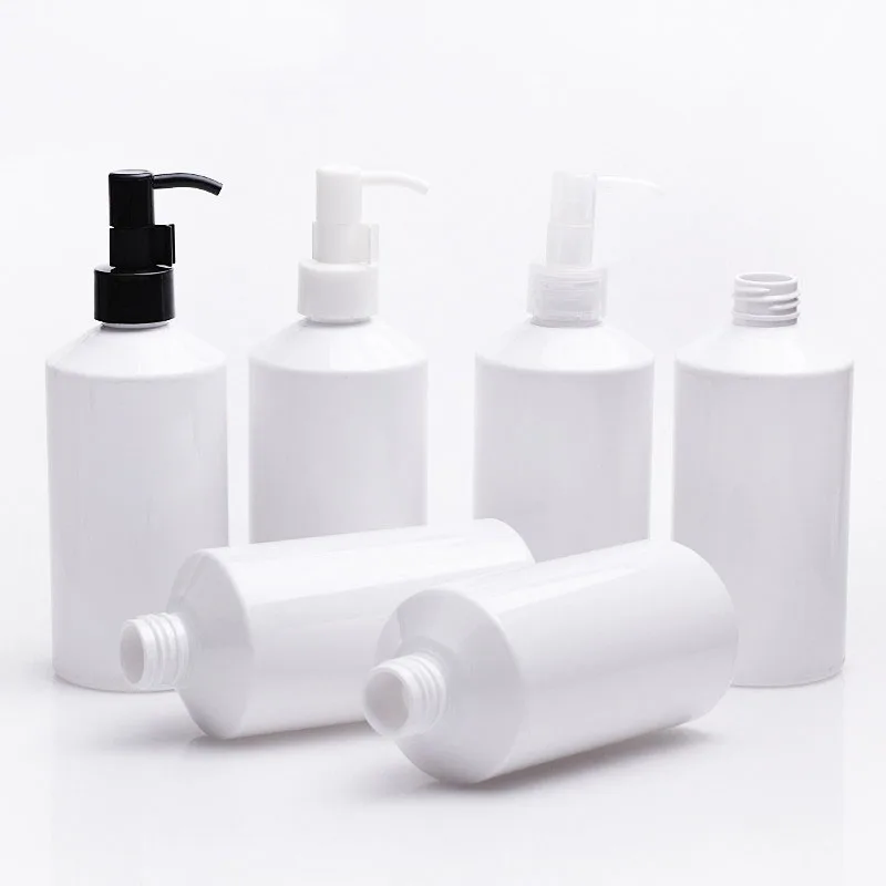 

300ML X 20 Empty Cleaning Oil Pump Oblique Shoulder Bottle 300cc Massage oil Container Bottle With Pump For Cosmetics Packaging