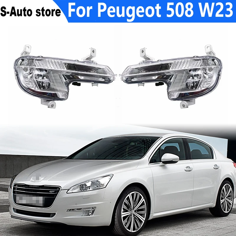 Luces antiniebla para Peugeot 508 W23 piezas de repuesto para automóviles sistema de iluminación de lámpara antiniebla delantera LH: 9673185980 RH: 9673185980