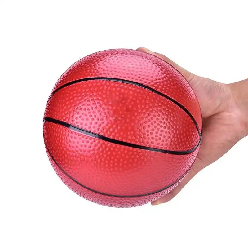 Basketball Toy Children Ball 16 Cm Bauble Soft Plastic Dark Red Outdoor/indoor Sport Inflatable Toy Baby Balloon Balls