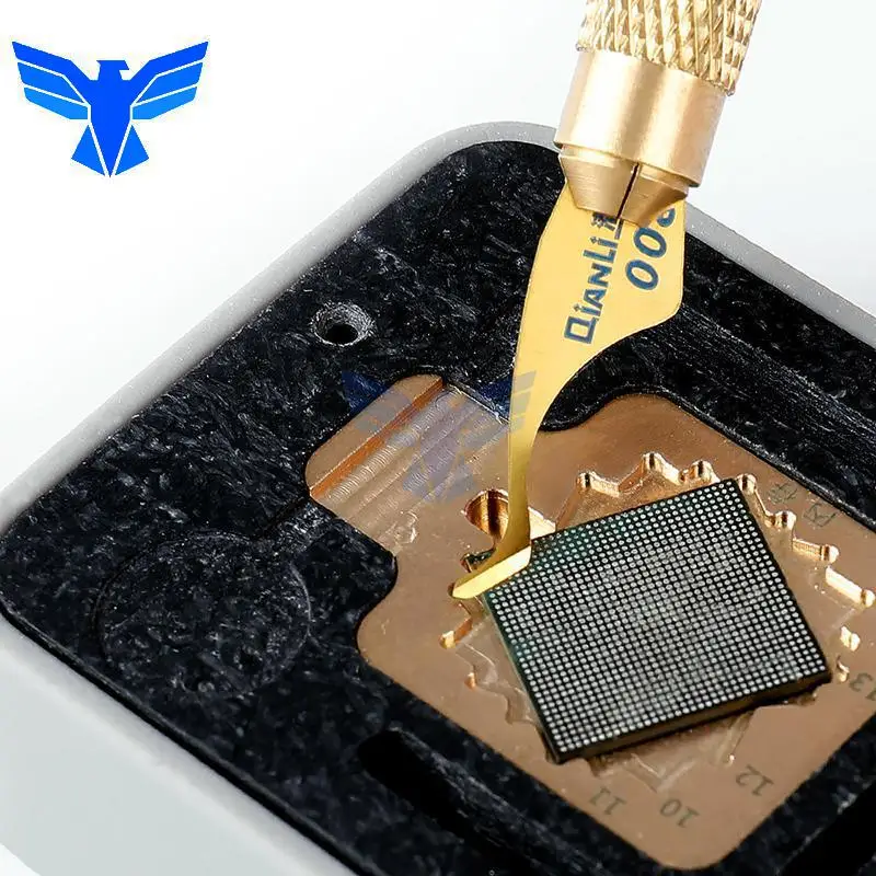 Qianli 007/008/009 Cpu di alta qualità Uv Ic rimozione colla coltello lama sottile scheda madre Bga Chip pulizia raschiatura leva strumenti riparazione