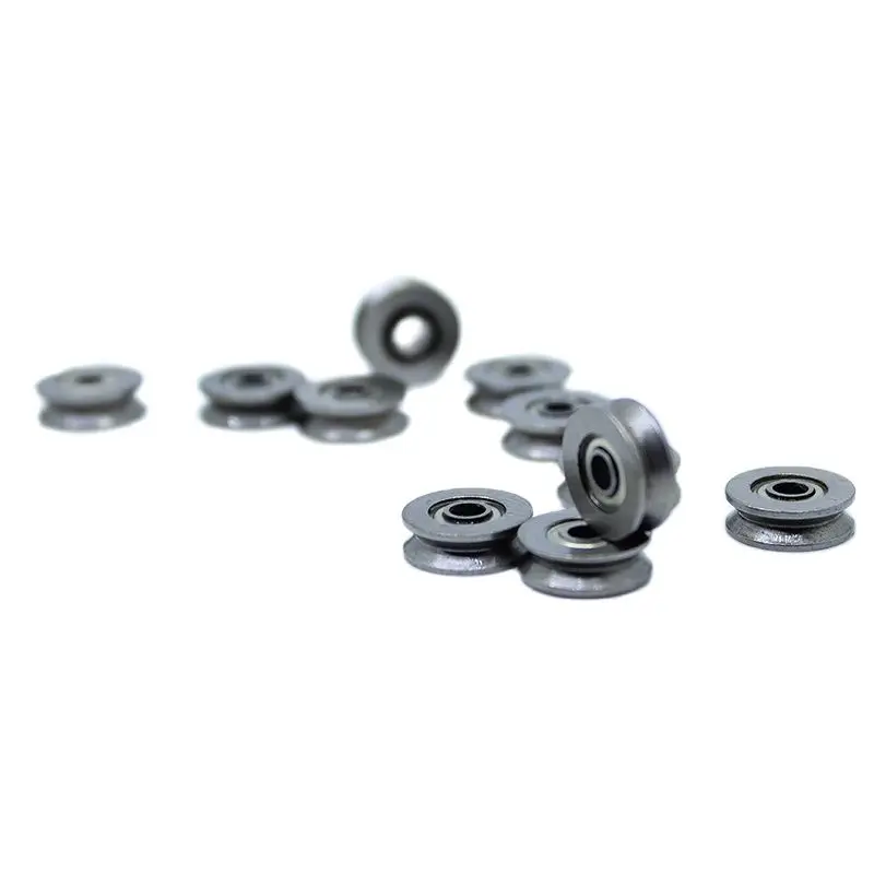 High Carbon Steel V623ZZ (20 Pcs) V Groove Sealed Ball Bearing 623VV Guide Track Roller Bearing V623 Embroidery Machine Bearing