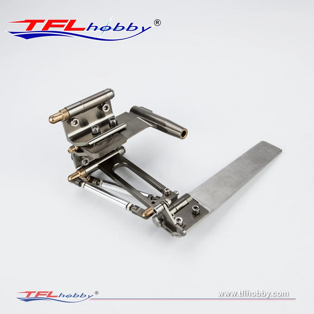 TFL Hobby Aluminum One-Side Built Up Rudder fit 6.35mm 1/4 Shaft for RC Gas Boat