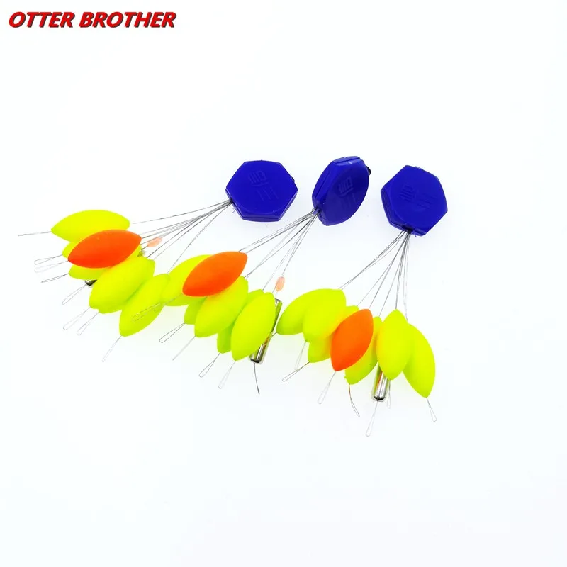 2group 7+2 Seven-star Float With Lead Sinker Carp Fishing Float Line Accesories Pesca Fishing Buoys Large Medium Small Oval Bean