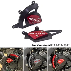 REALZION Engine Protector Cover MT15 CNC Aluminum Motorcycle Accessories Crash Protection Guard For MT-15 MT 15 2019 2020 2021