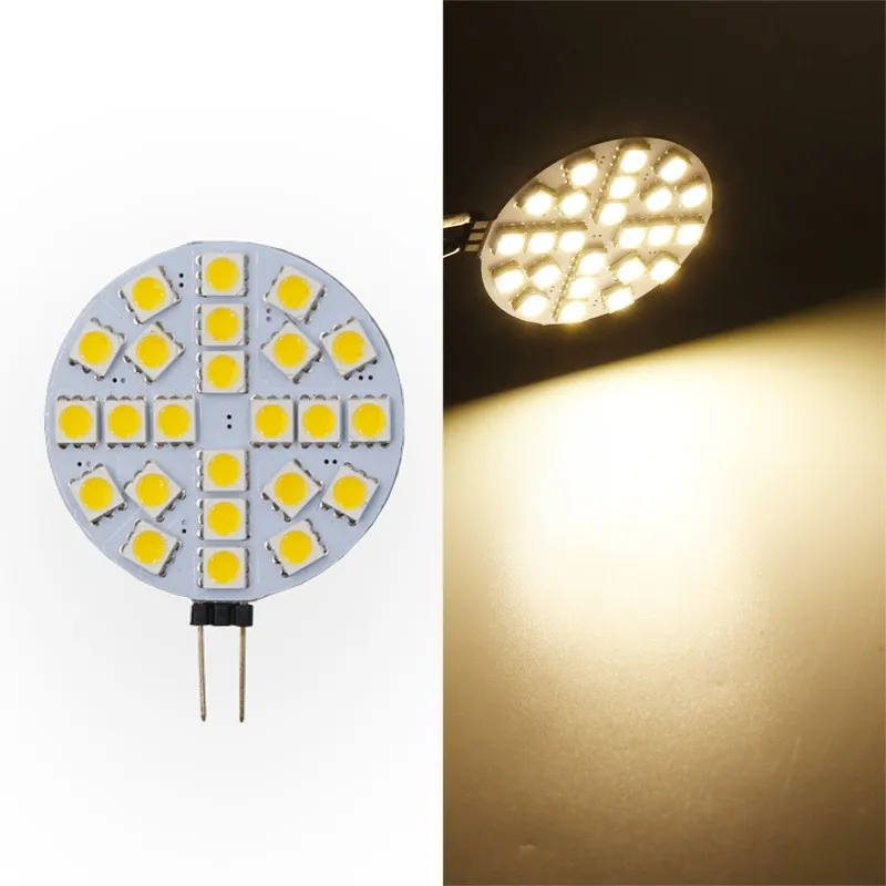 Bombilla Led de alta potencia, lámpara halógena de reemplazo de 360 grados, 15 x 5050md, 5w, G4 Corn Mini Ada, 12v