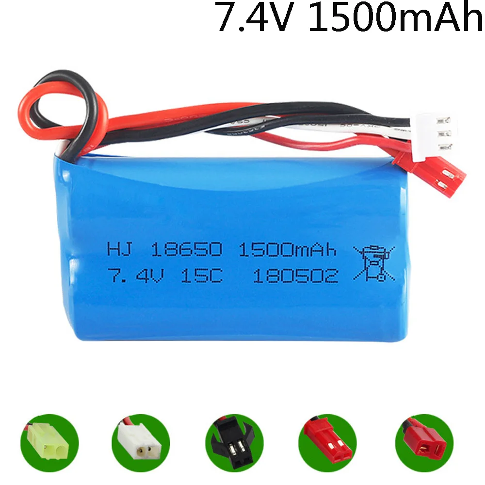 7,4 В 1500 мАч 15C 2S lipo аккумулятор для U12A Hanqi 957 948 MJXRC T40 F39 F49 T39 WLtoys 12428 Syma S033g H101 UD002 RC лодка Drone