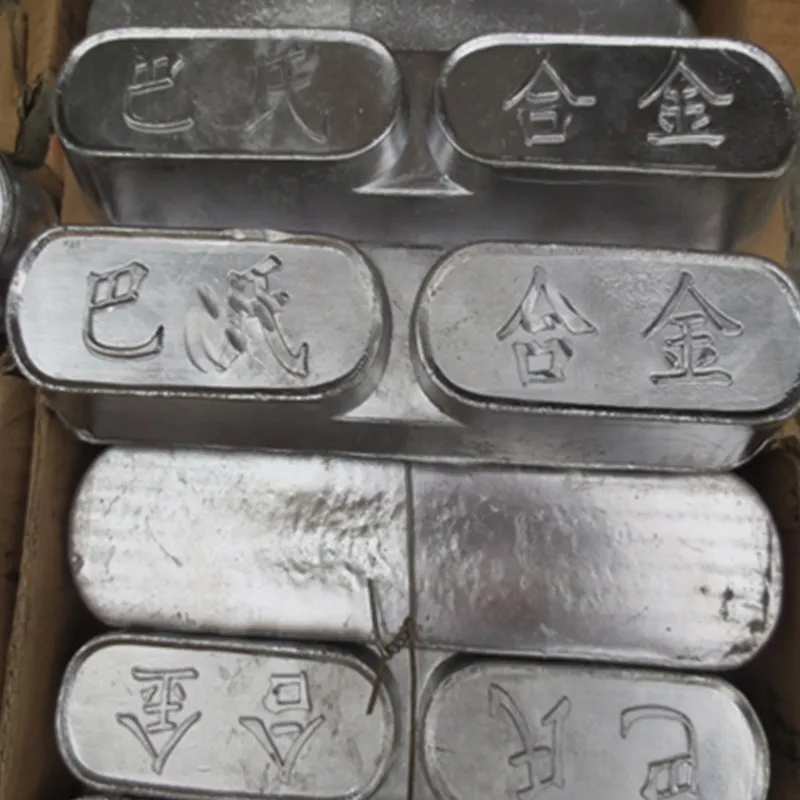 1kg Tin base babbitt metal alloy block tin-based bearing alloy 16-16-2 15-5 lead-based alloy