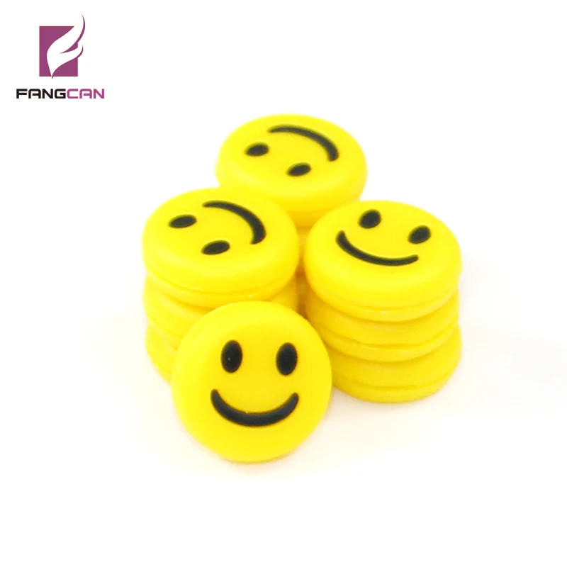 FANGCAN 6PC Smiley Gesicht Tennis Dämpfer Silikon Tennis Schläger Antivibrador