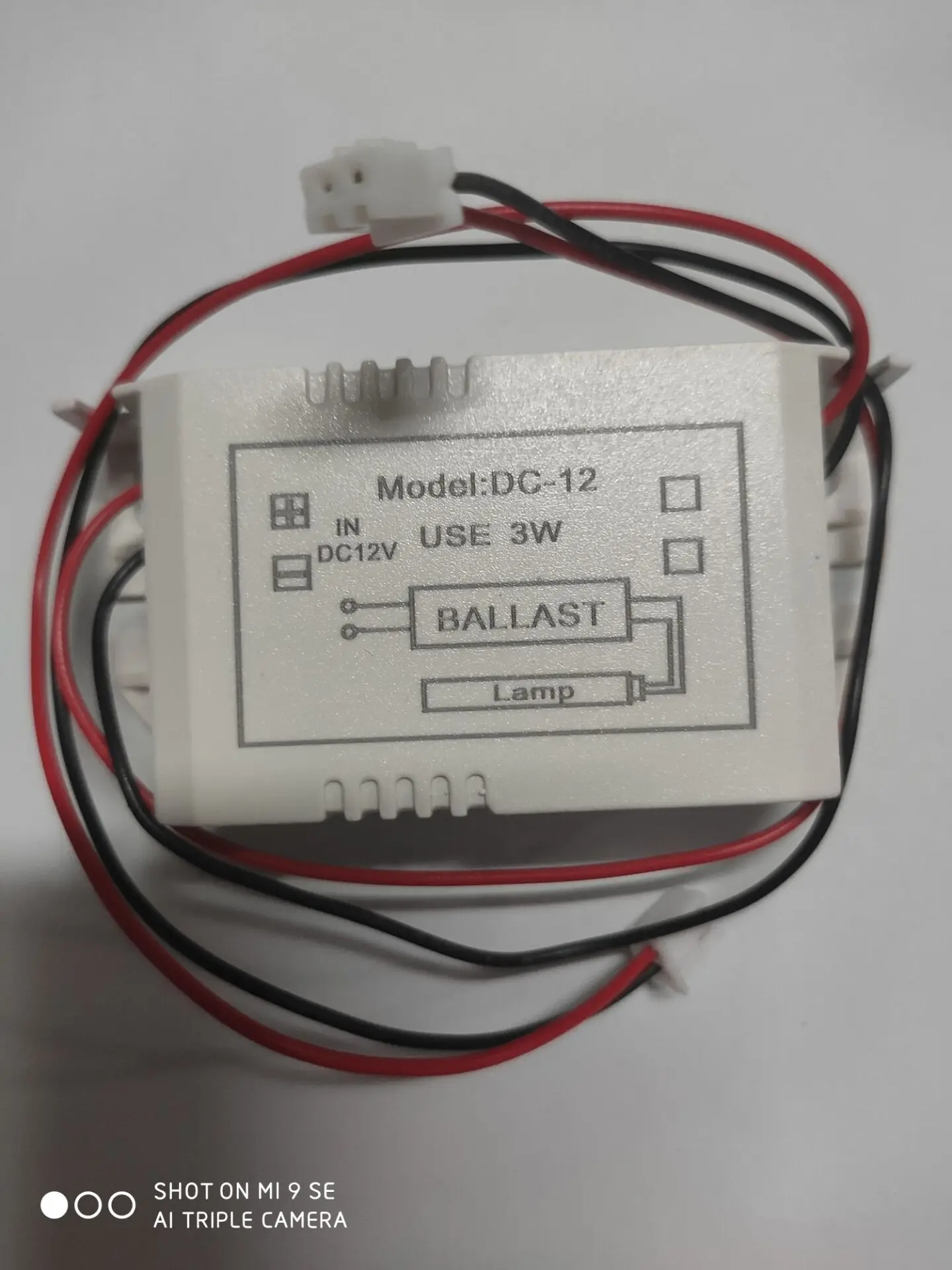 10v 3w sterilization and dustproof UV drive power supply for small home appliances UV germicidal lamp electronic ballast