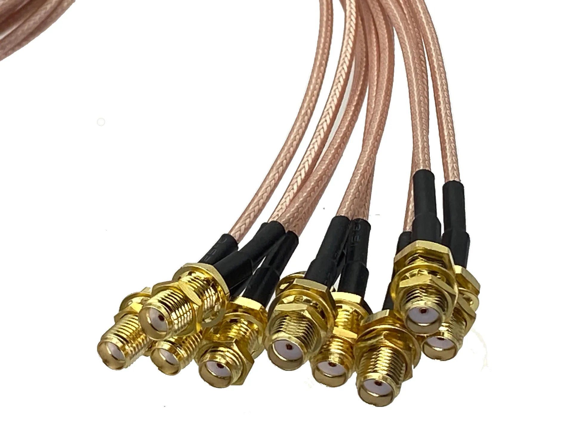 5-10Pcs RG316 SMA Male Plug to SMA Female Jack Bulkhead Nut Connector RF Pigtail Coax Jumper Cable 4inch~10FT