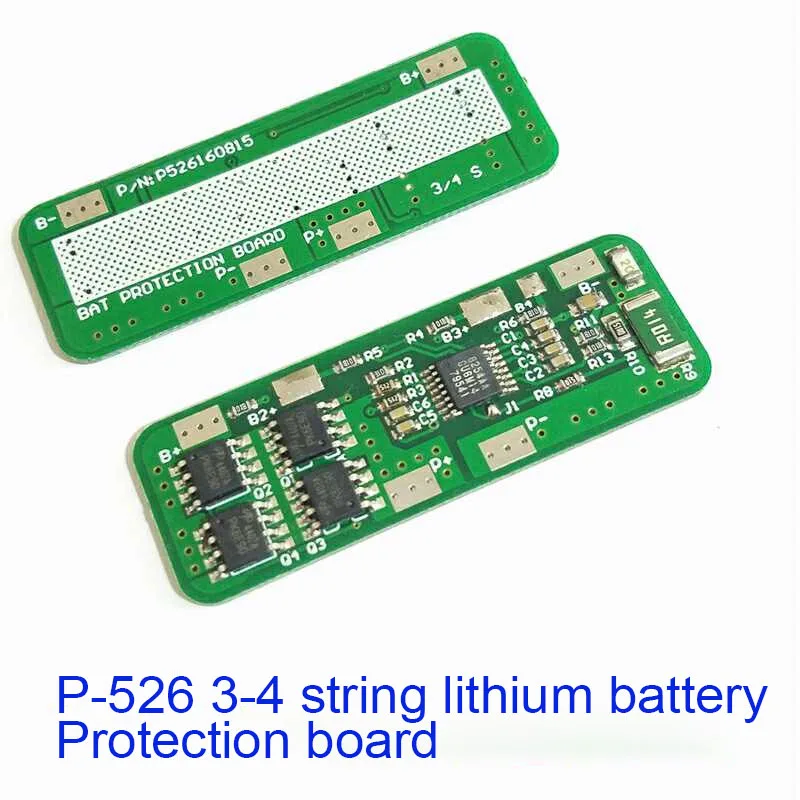 Scheda di protezione da sovraccarico e sovraccarico della batteria al litio serie 3 serie 4