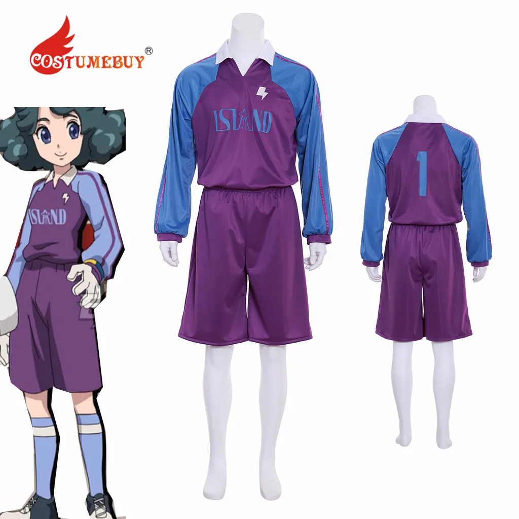 

Inazuma Eleven Ares no tenbin Norika Umihara Cosplay Costume Adult Unisex Volleball Sports Suit L920