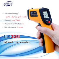 Digital gm320 Infrared Thermometer non contact infrared thermometer temperature Pyrometer IR Laser Point Gun  -50~380 degree