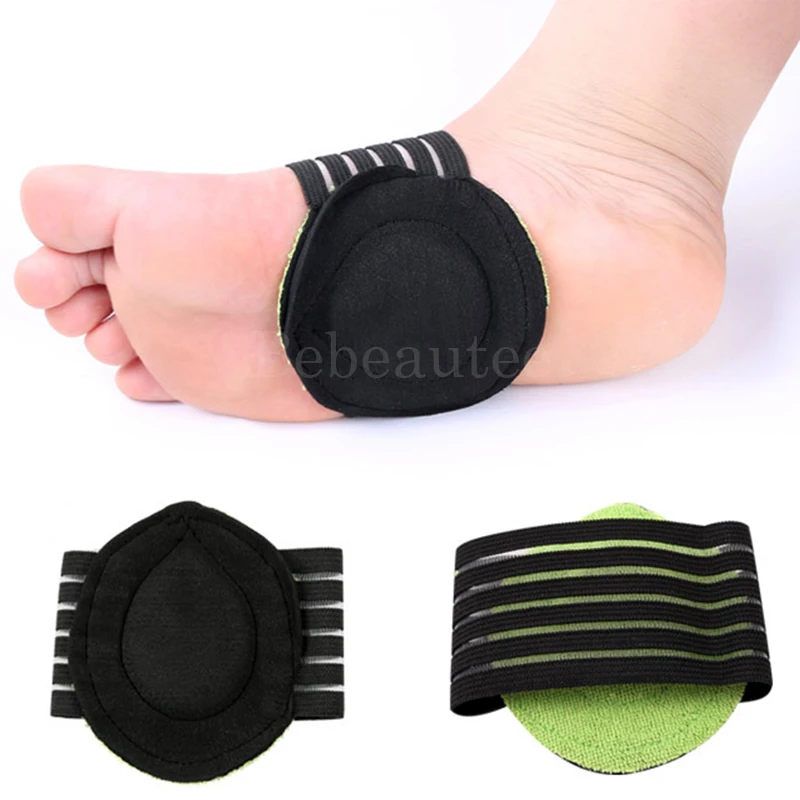 1 Pair Orthopedics Products Foot Pads Mats for Feet Care Soft Bandages Support Shoe Comfortable Instep Insoles Bump on Flat Foot