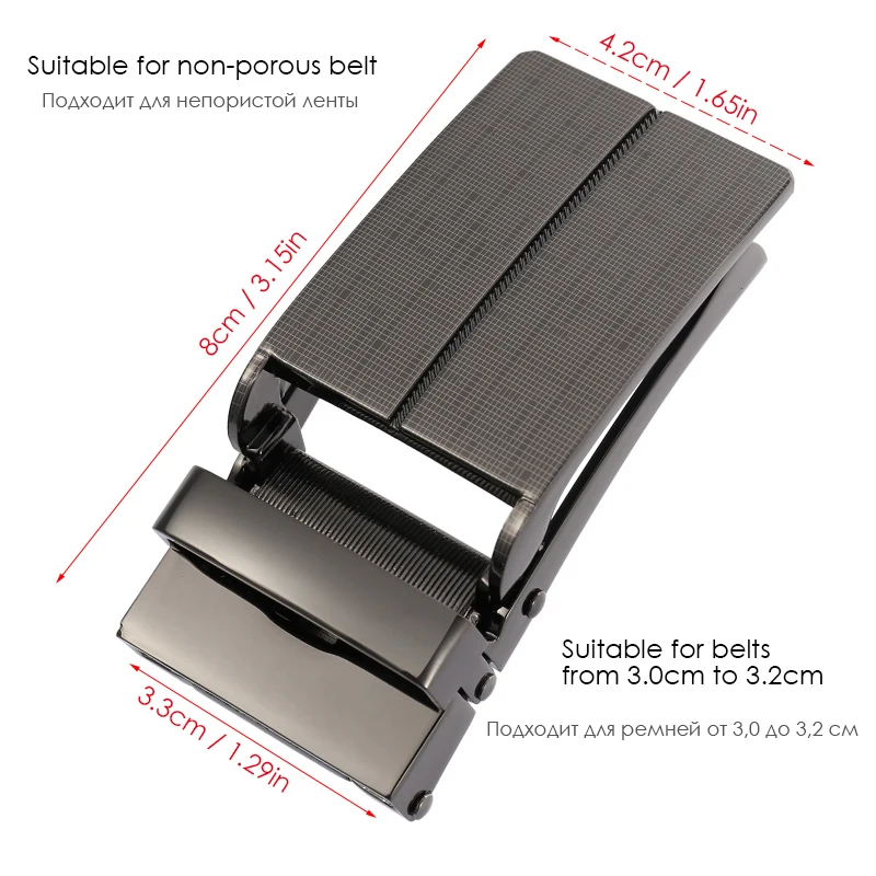 男性用の本革ベルトとバックル,3.0〜3.2cm,非多孔質,亜鉛合金,自動バックル,k1765