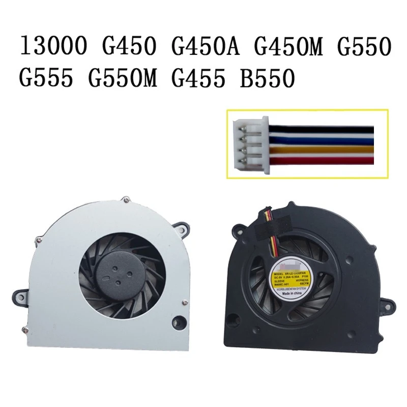 New Laptop CPU Cooling Fan For Lenovo L3000 G450 G450A G450M G550 G555 G550M G455 B550 Notebook Cooler Radiator