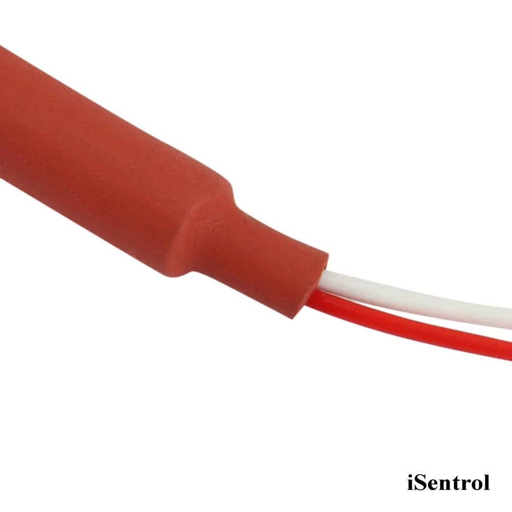 Sensor de temperatura PT1000 de 2 cables, termistor recubierto de Gel de silicona, sonda de 1 metro, 6mm x 100mm -50-200 centígrados, RTDs