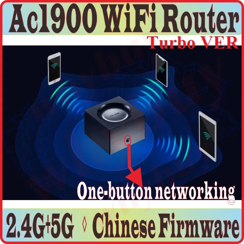 

Chin-Firmware easy expand Mesh Wireless WiFi System with Turbo, 11AC 2.4G 600M/ 5.0GHz 1300M WiFi Wireless Router WiFi Repeater