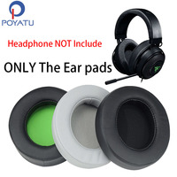 POYATU For Razer Kraken 7.1 Ear Pads Headphone Earpads For Razer Kraken 7.1 Chroma V2 USB Gaming Pro V2 Ear Pads Cushion Cover