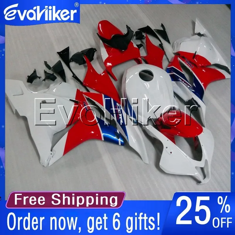 

Custom motorcycle cowl for CBR600RR 2009-2011 F5 ABS fairing Injection mold motorcycle bodywork kit white red