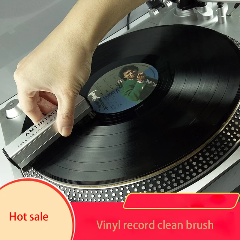 

Turntable Player Vinyl Records Accessory Record Cleaning Brush Super Clean Anti-static Record Dust Remover for LP Vinyl Record