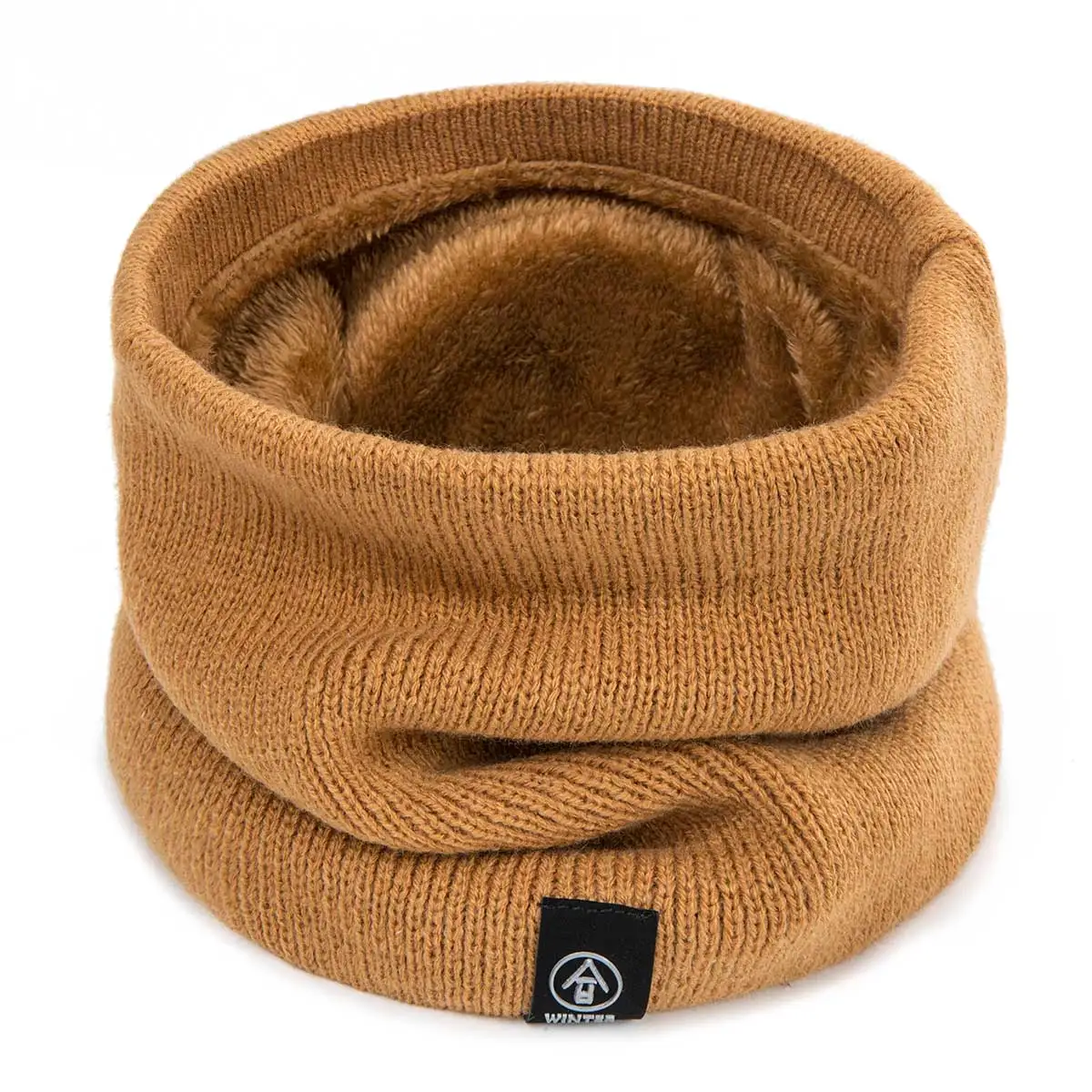 Winter Warm Scarf For Boys Girls Children Baby Neckwarmer Thick Wool Collar Snood Cotton Knitted Ring Snow COLD