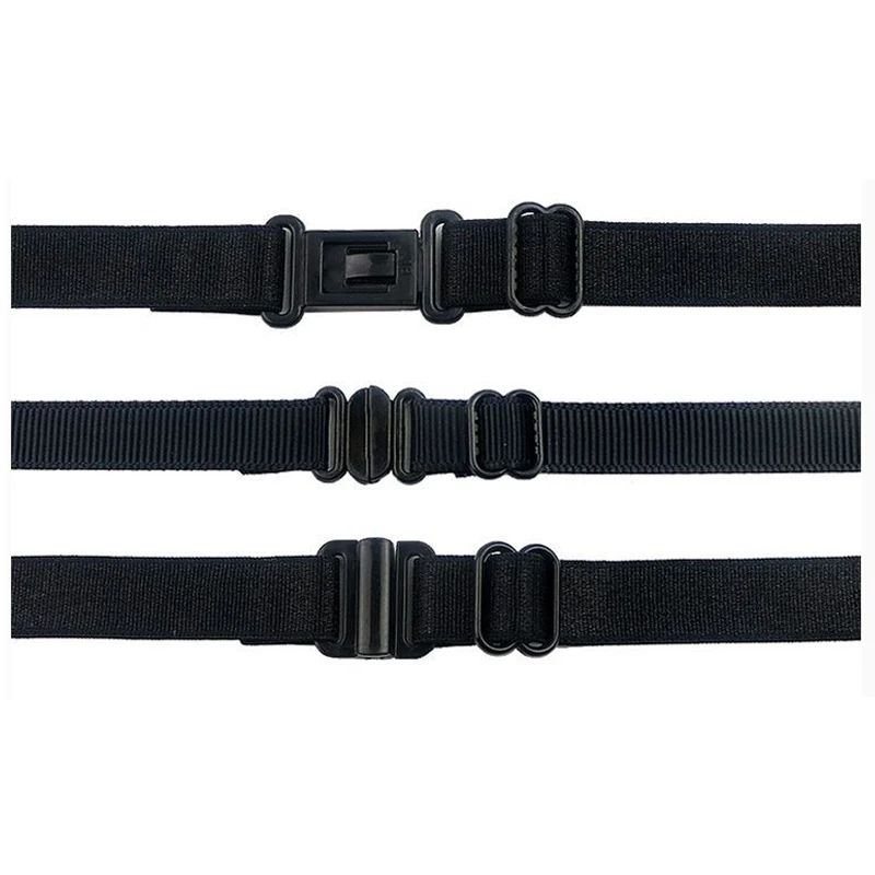 Verstelbare Polyester Riem Met Clip Bowtie Zwart Wit Elastische Band Extender Bands Mannen Vrouwen Kids Diy Accessoires Vlinderdas