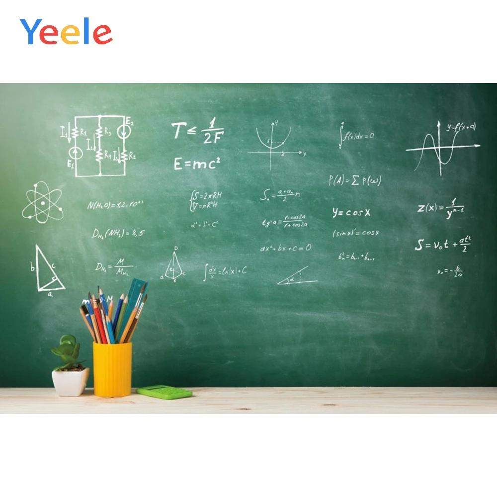 

Blackboard Science Children Back To School Backdrop Vinyl Photography Backdrops Photographic Background For Photo Studio Shoot