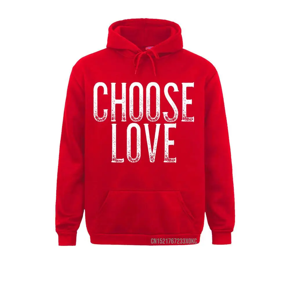 Choose Love Hoodie Cute Printed Sweatshirts Men's Hoodies Long Sleeve Winter/Autumn Casual Clothes