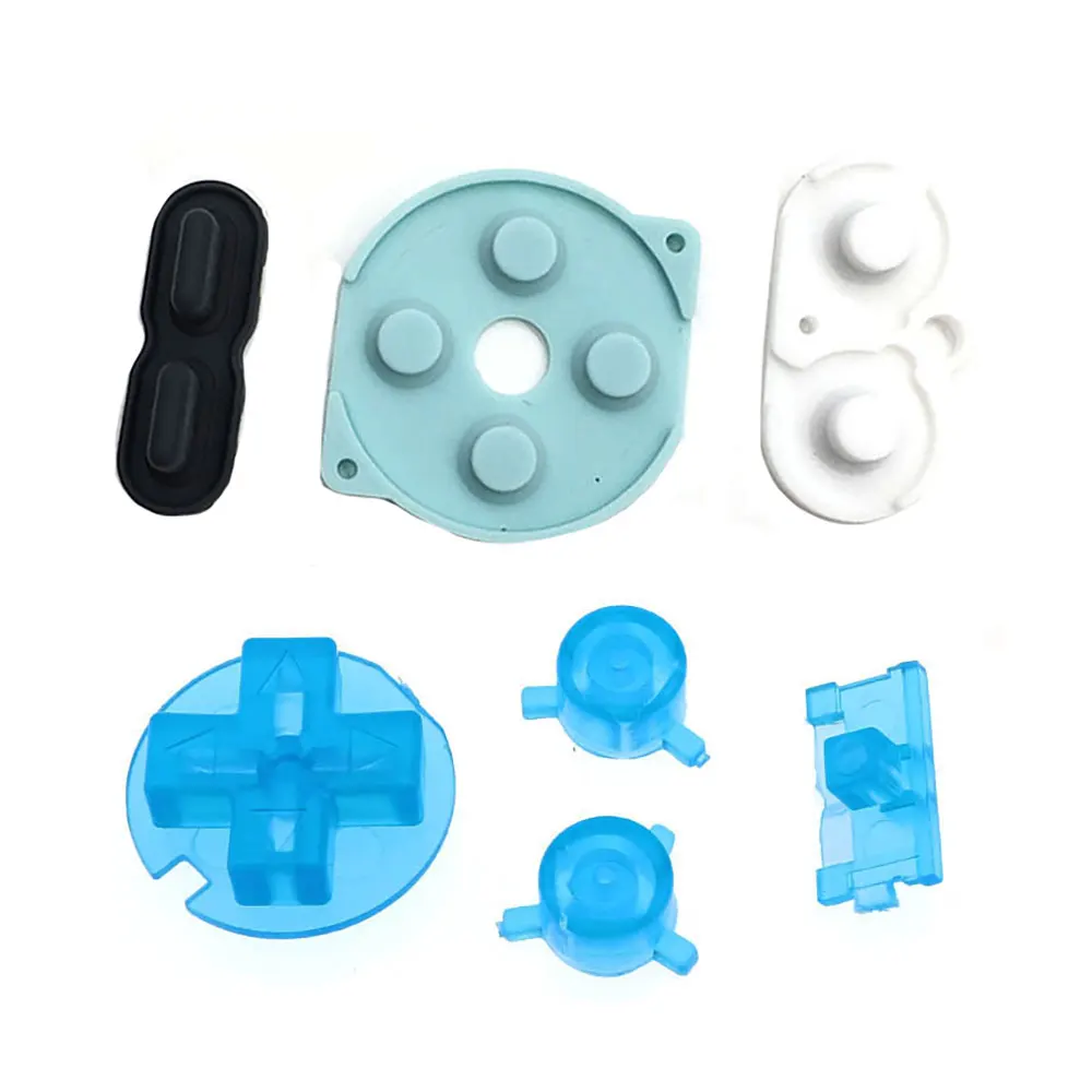 JCD For Gameboy Pocket  Rubber Conductive Buttons  A B Buttons Keypads for GBP D Pads Power On Off Buttons