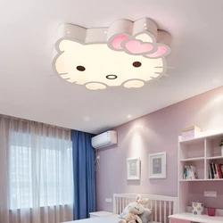 Lovely cat decoration home children bedroom decor smart led lamps ceiling lights for living room indoor lighting kids lamparas