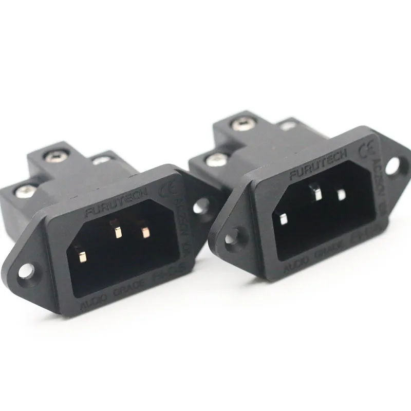 Fuente de alimentación de Audio HiFi FI-06 (R), conector IEC, máquina de ca sin soldadura de rodio, toma de entrada, contrapunto, 1 ud.