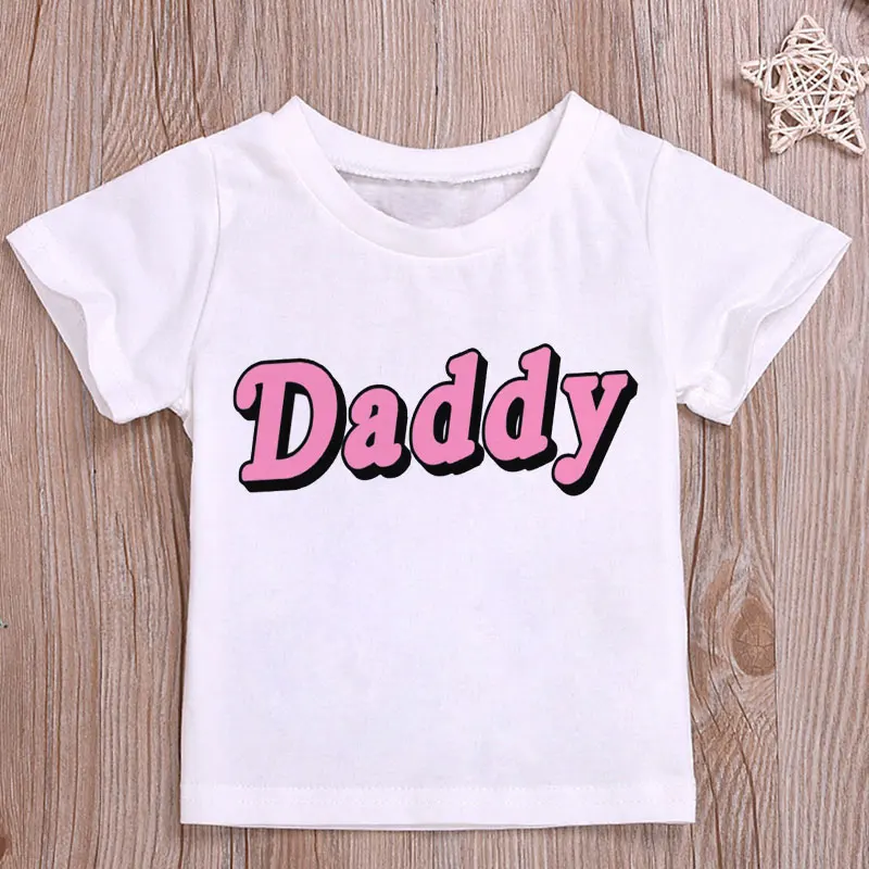 

Fashion Unicorn T-shirt Cute Cartoon Boy And Girl T-shirt Kawaii Text Dancing Childrens Clothing Fashion Round Neck Kids T-shirt