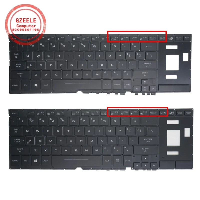 

US Backlit Laptop Keyboard for Asus ROG GX501 GX501V GX501VI GX501VSK GX501G GX501GI-XS74 0KNB0-6617US00 GX531 GM531 GX701V