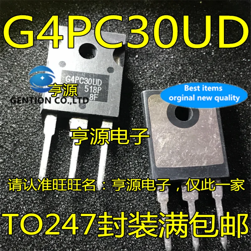 

10Pcs IRG4PC30UD G4PC30UD TO-247 600V 12A in stock 100% new and original