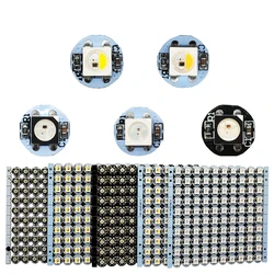 WS2812B WS2812 5050 Individually Addressable Led Chip & Heatsink Board SK6812 RGB+W RGBWW IC Built-in Black White DC5V 5~100Pcs