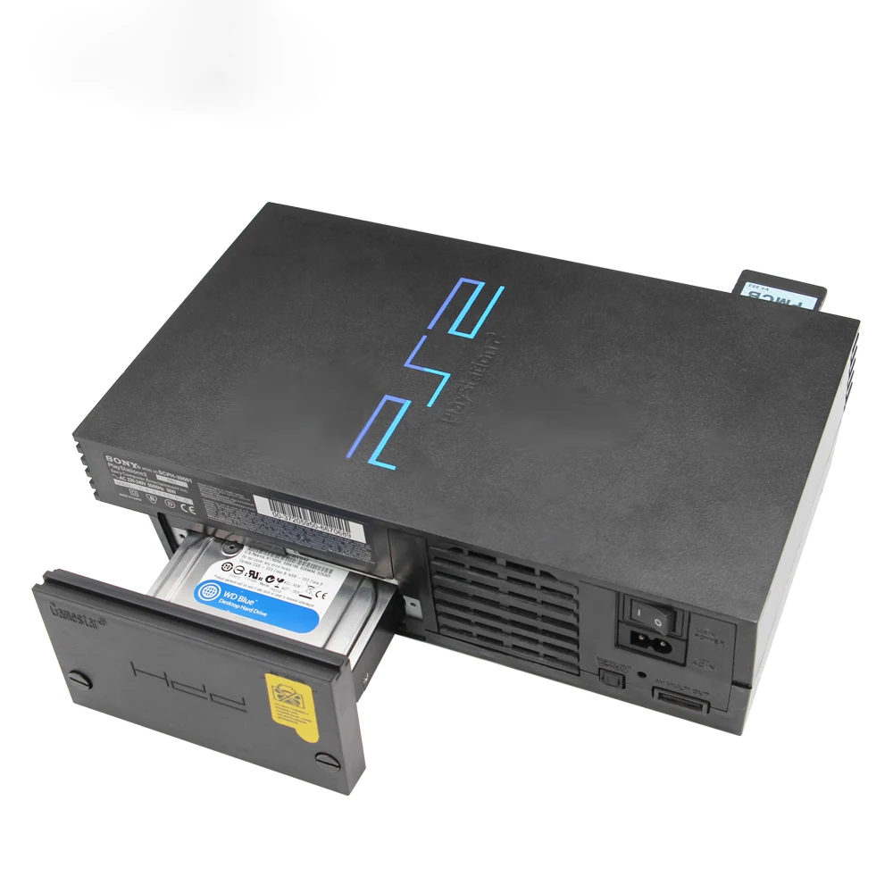 Jogo estrela sata hdd adaptador + sata hdd disco rígido unidade instalado jogos + fmcb cartão de memória 1.953 8mb para ps2 playstation 2