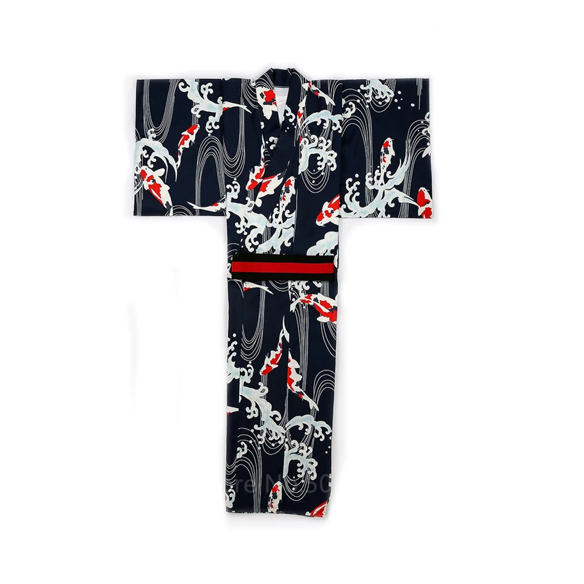 Kimono pour hommes et femmes, vêtements traditionnels japonais, ensemble de samouraï, vêtements avancés, imprimé vagues, Robe Cardigan, Cosplay japonais