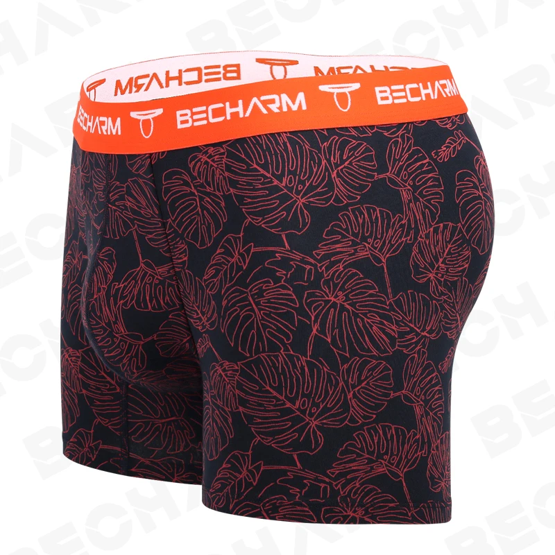 New Men\'s Boxers Shorts Panties Printing Black Red Large Size Set of Men Underpants Male Briefs Boxer Sexy Clothing Short Homme