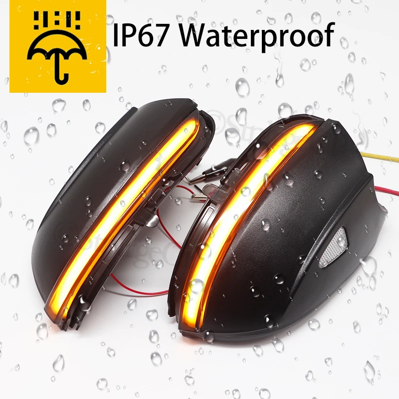 LED Side Wing Dynamic Turn Signal Light Rearview Mirror Indicator For VW Passat CC B7 Beetle Scirocco Magotan Jetta MK6 Euro PR